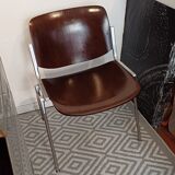 Set of 2 office chairs DSC 106 design Piretti for Castelli, 1965