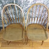 Pair of Ercol Windsor chairs