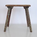 Folk art stool