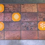 Glazed ceramic coffee table