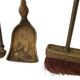 bronze fireplace servant AC 3 accessories pliers, shovel and broom