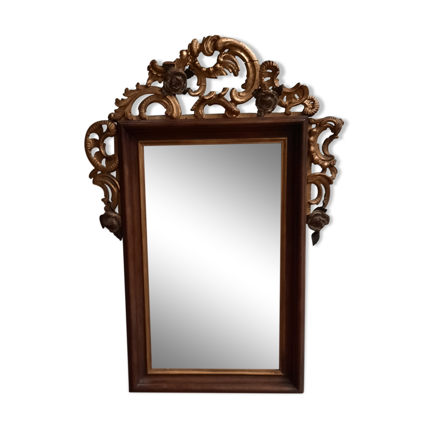 Mirror wooden frame