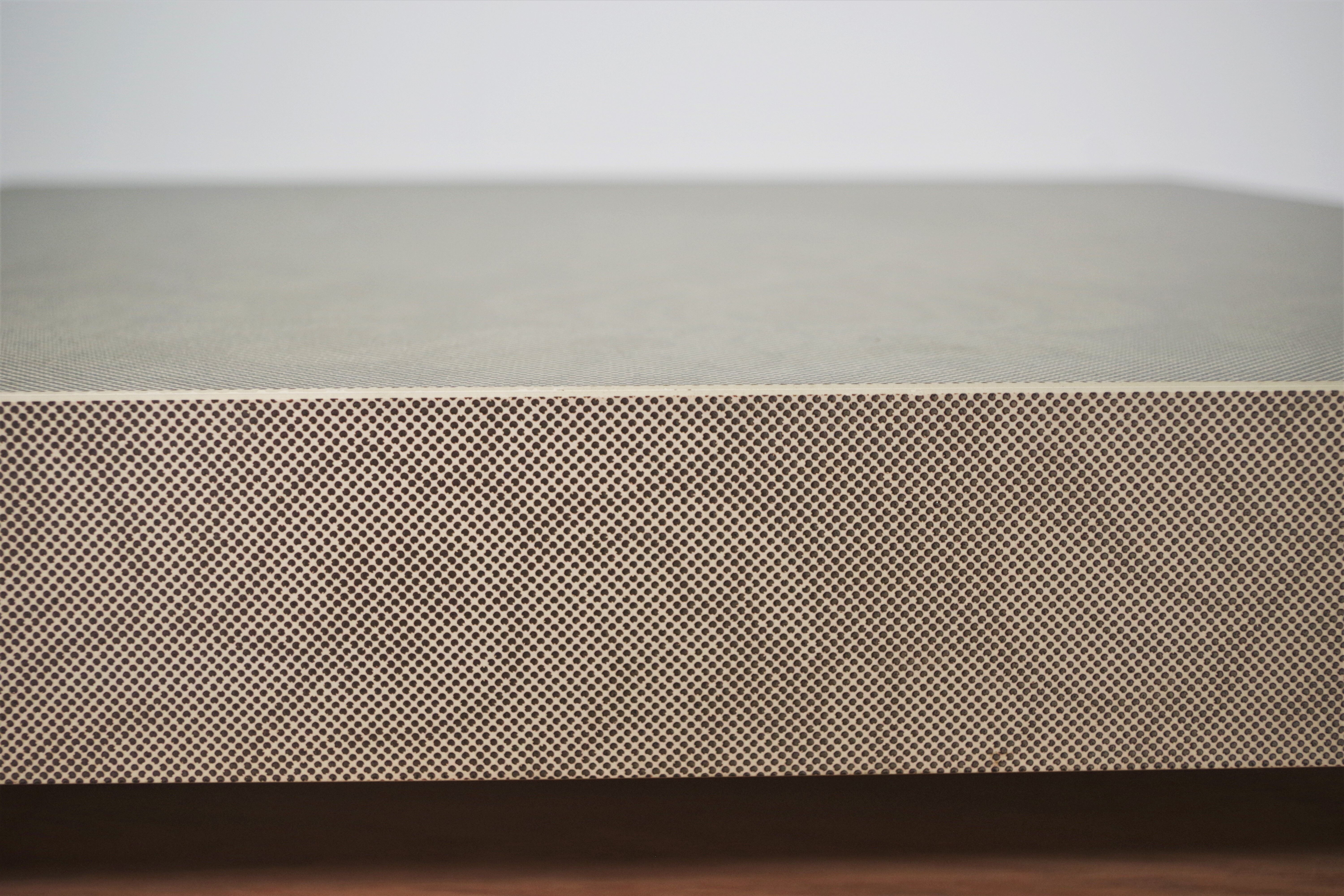 Ceramic and glass coffee table, 2000