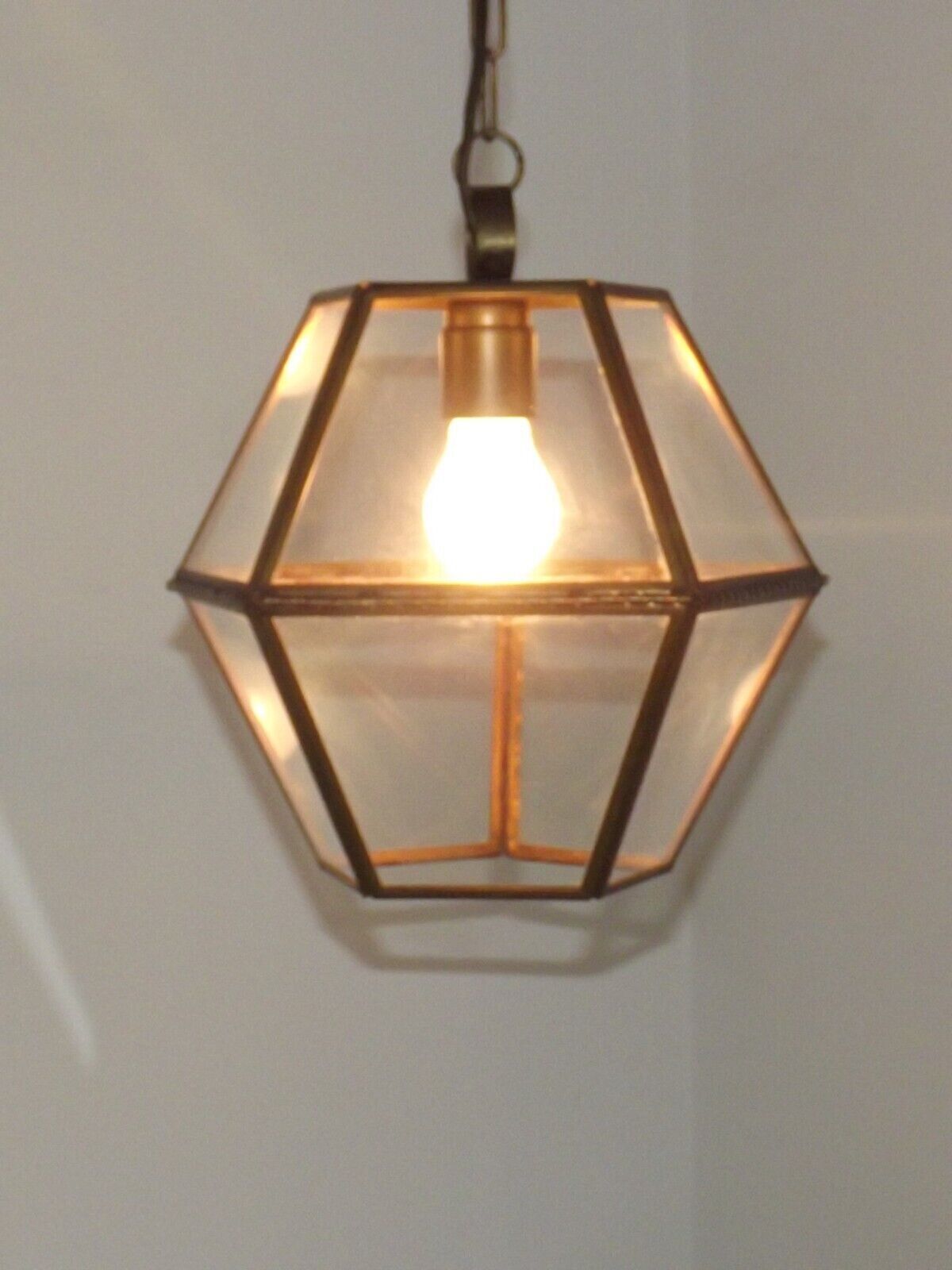 Vintage french copper lantern