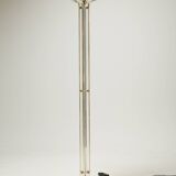 Brass and plexiglass floor lamp Hollywood regency 1970s