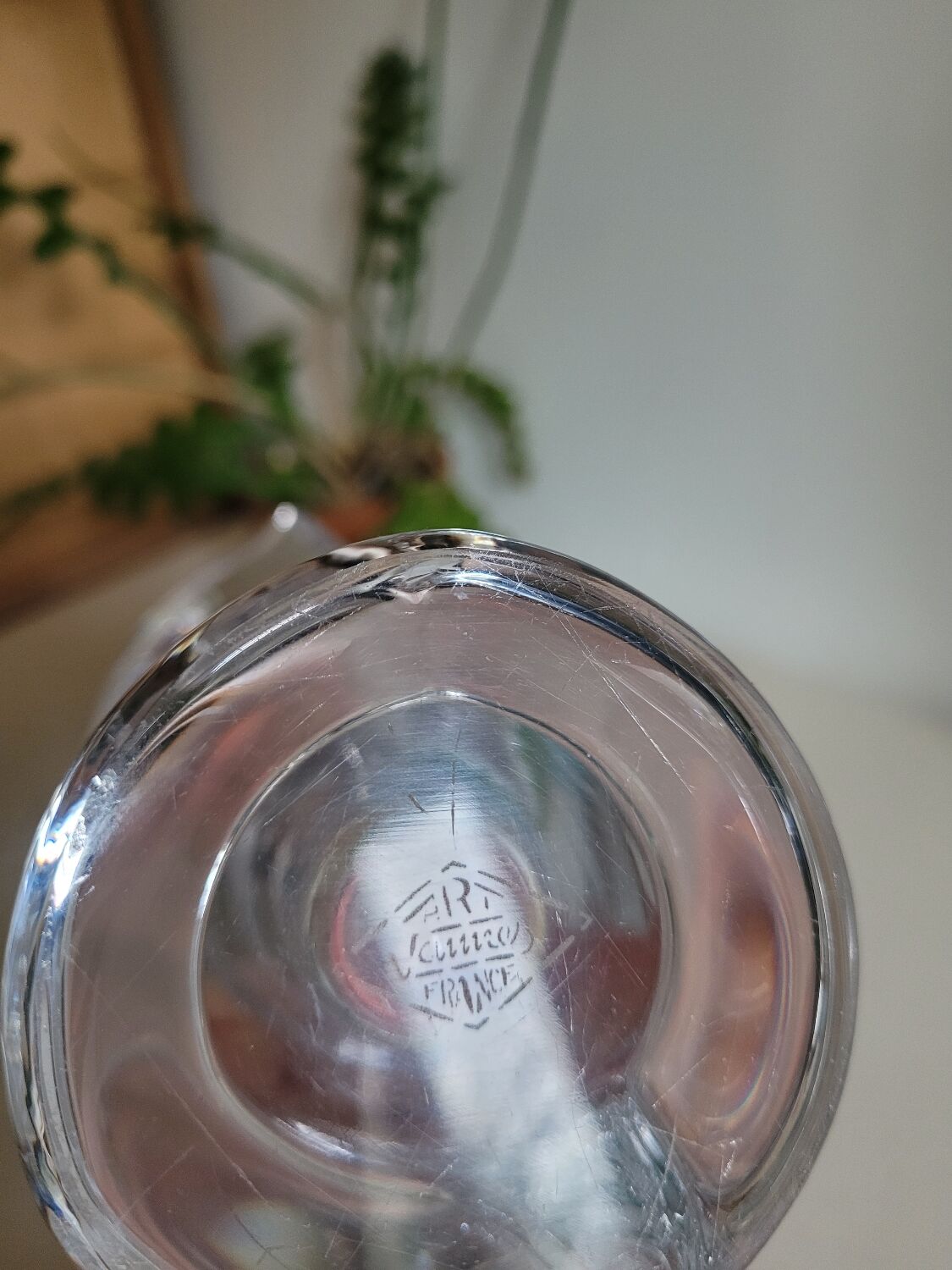 Crystal vase from Vannes Le Chatel