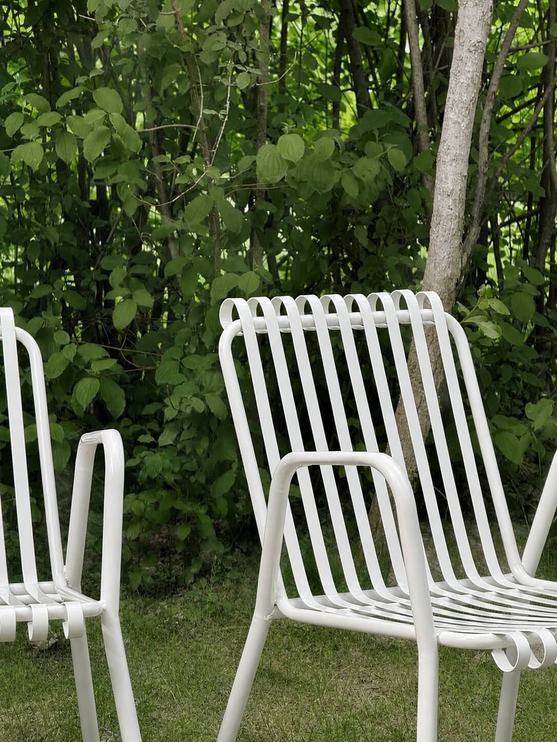 Chaises de jardin en métal vintage italiennes des années 1950 - ensemble de 4