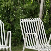 Vintage Italian 1950s metal garden chairs - set of 4