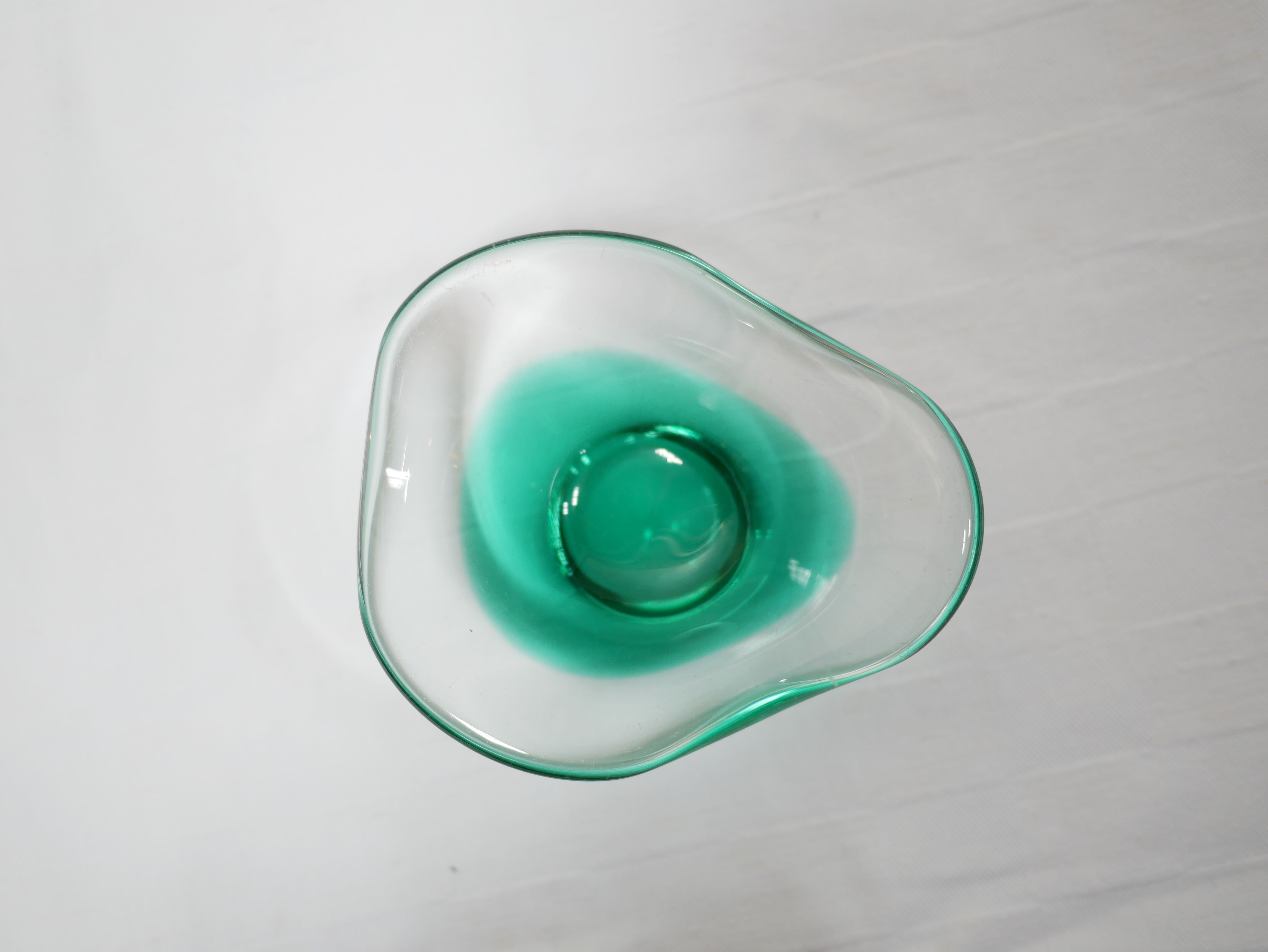 Empty vintage Murano glass pocket