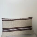 Beige linen cushion