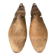 Old wooden shoe trees shapes vintage shoes