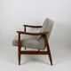 Fauteuil Lounge GFM63 Marron Clair par J. Kedziorek, 1970s