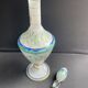 Large signed decanter - Hand decoration - XXth