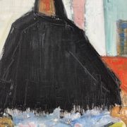 Stig Kellin Oil on Canvas Modernists Vintage oil painting  “ Seagull Bay”