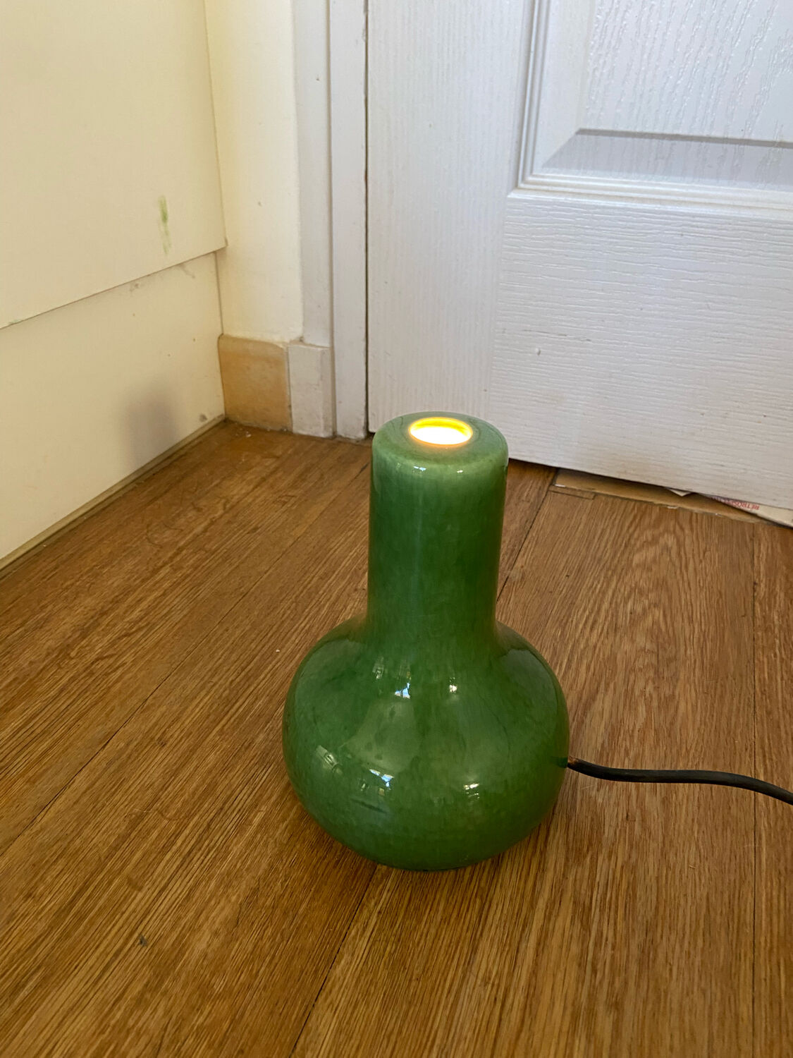 Ceramic lamp west Germany vintage