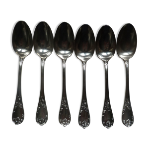 Lot 6 grandes cuillères metal