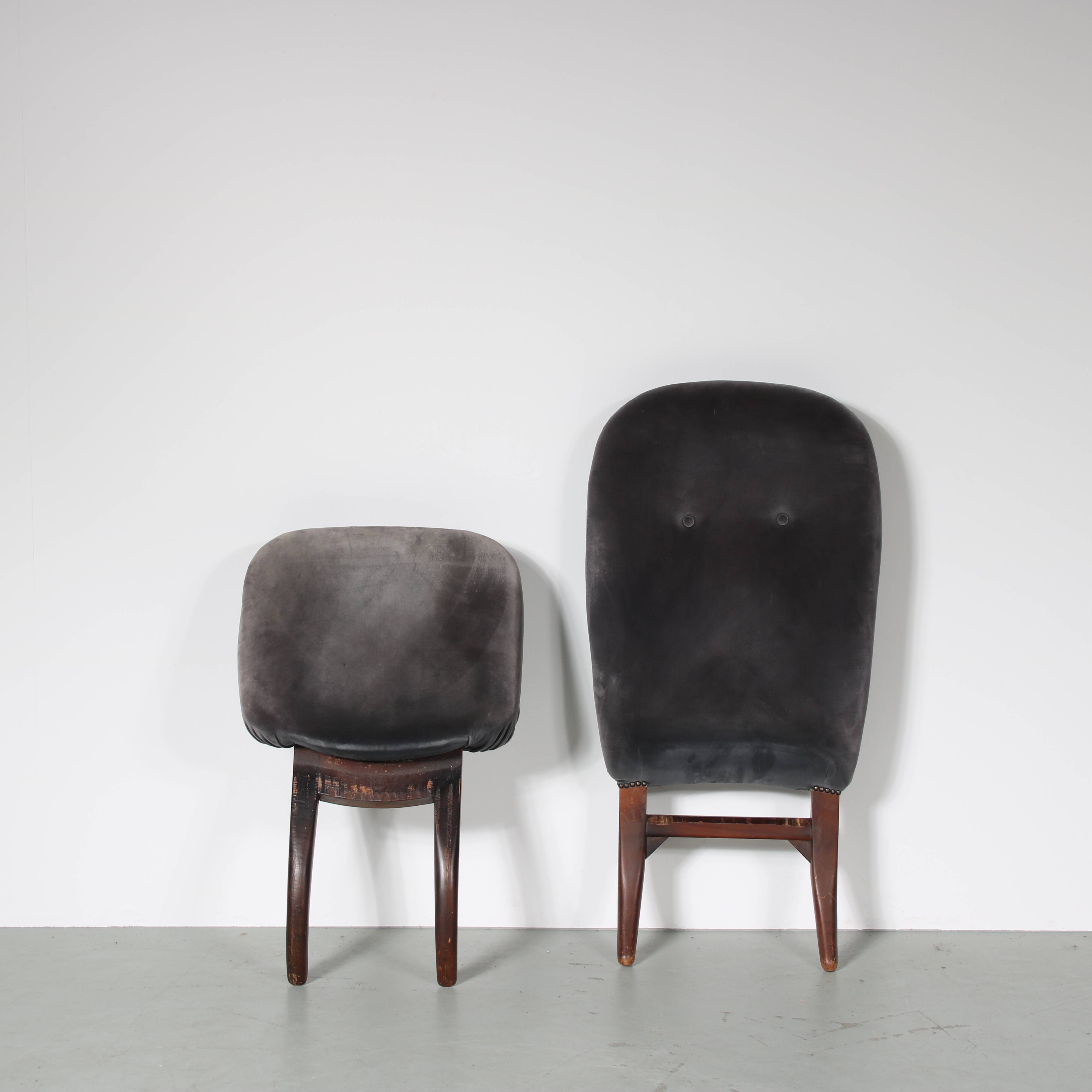 1950s “Congo” Chair by Theo Ruth for Artifort, Netherlands