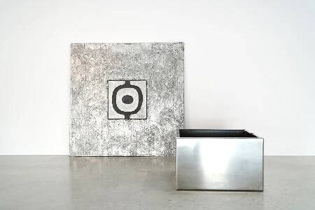 Willy Ceysens, Brutalist Aluminum Coffee Table