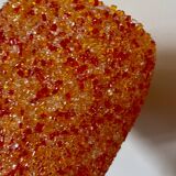 Pair of orange perspex wall lights from the 1950s.