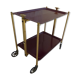 Vintage 50s Textane brand rolling and folding trolley