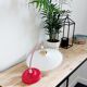 Suspension opaline blanche