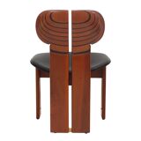 Original Africa Italian Dining Chairs Designed by Afra & Tobia Scarpa Maxalto
