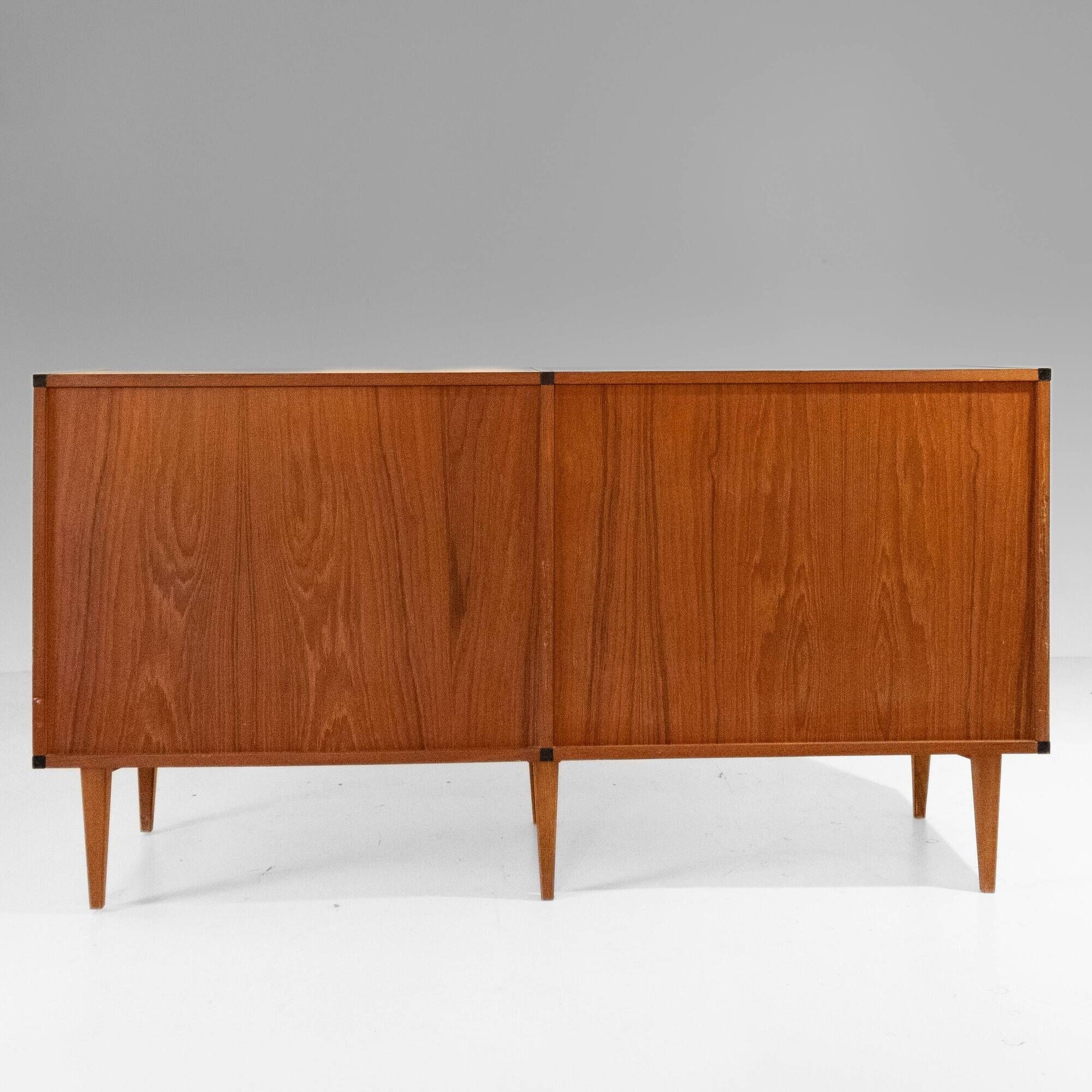 1960s Vintage Teak Sideboard with Drawers in Scandinavian Style