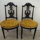 Pair of musical chairs, 19th century