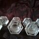 5 cut crystal knife holders