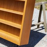 Wall shelf from the 50s in solid blond oak