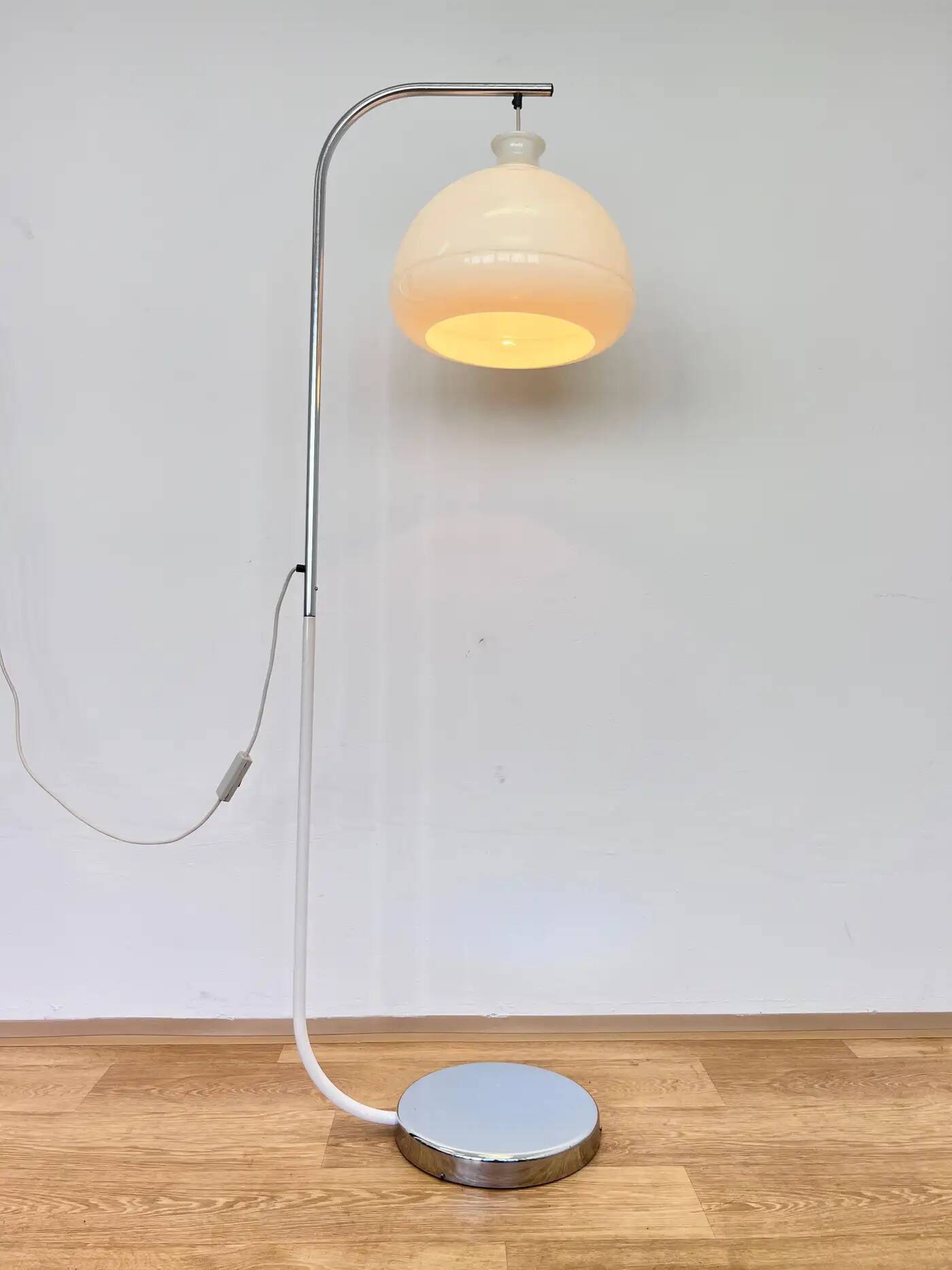 Mid-century space age design floor lamp, 1970s