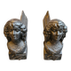 Cast iron andirons