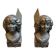 Cast iron andirons