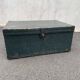 Painted wooden trunk L83 X H37 X P56