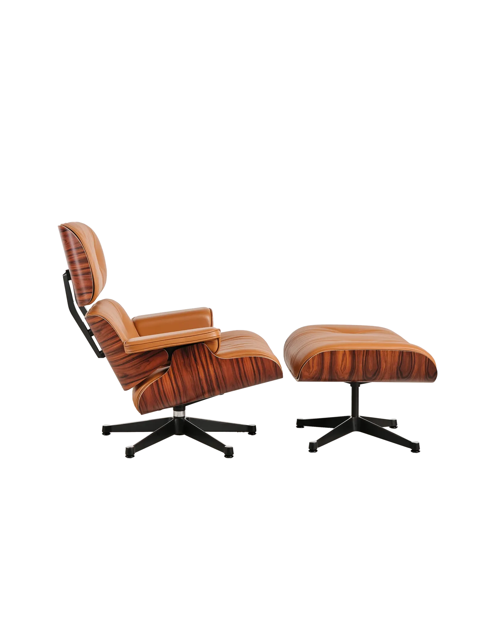 Lounge Chair and ottoman in rosewood by Charles & Ray Eames, Vitra