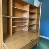 Furniture from the 70s, solid, light oak, good condition.