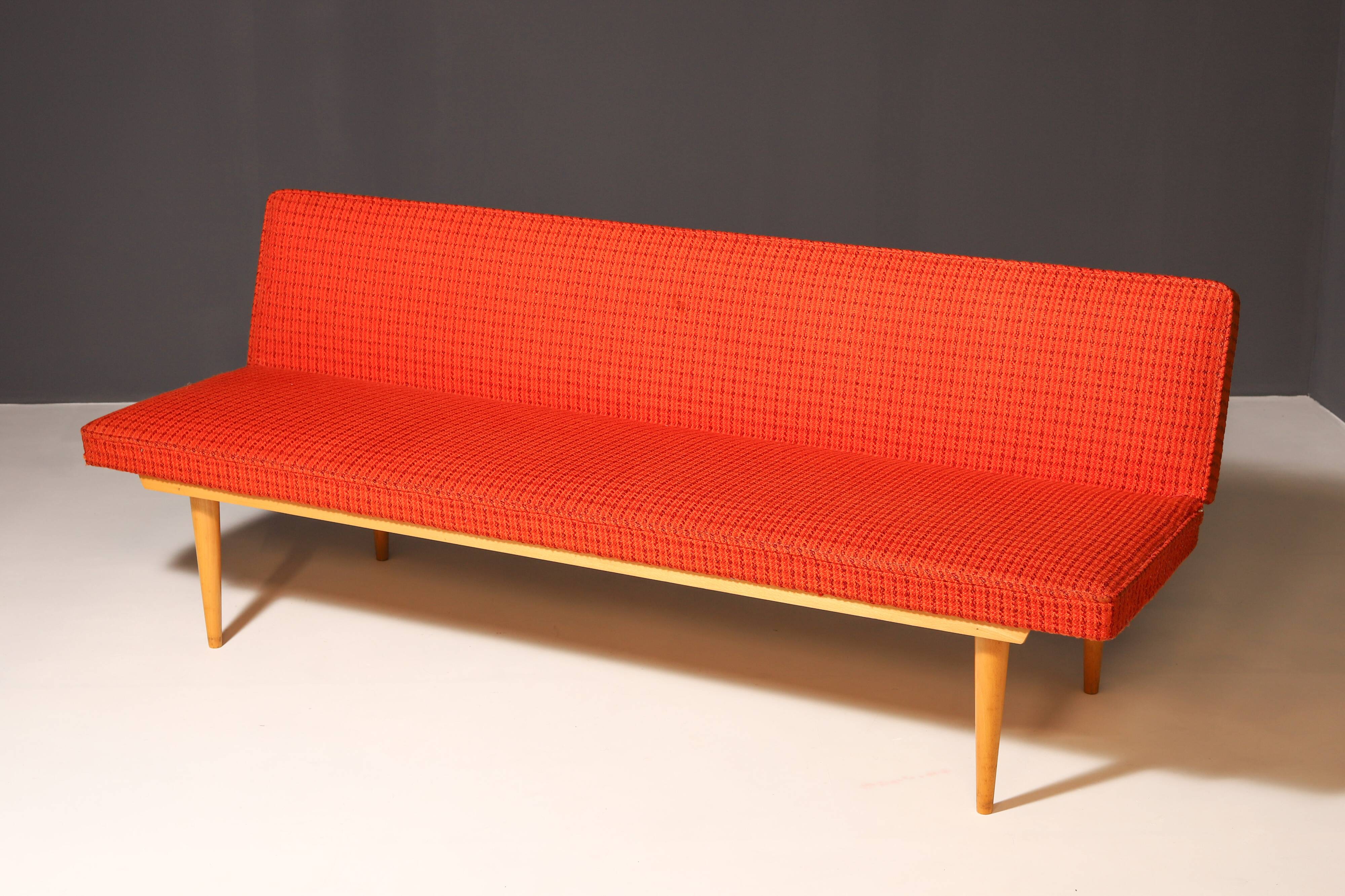 Mid century folding daybed by Miroslav Navrátil, 1960´s, Czechoslovakia