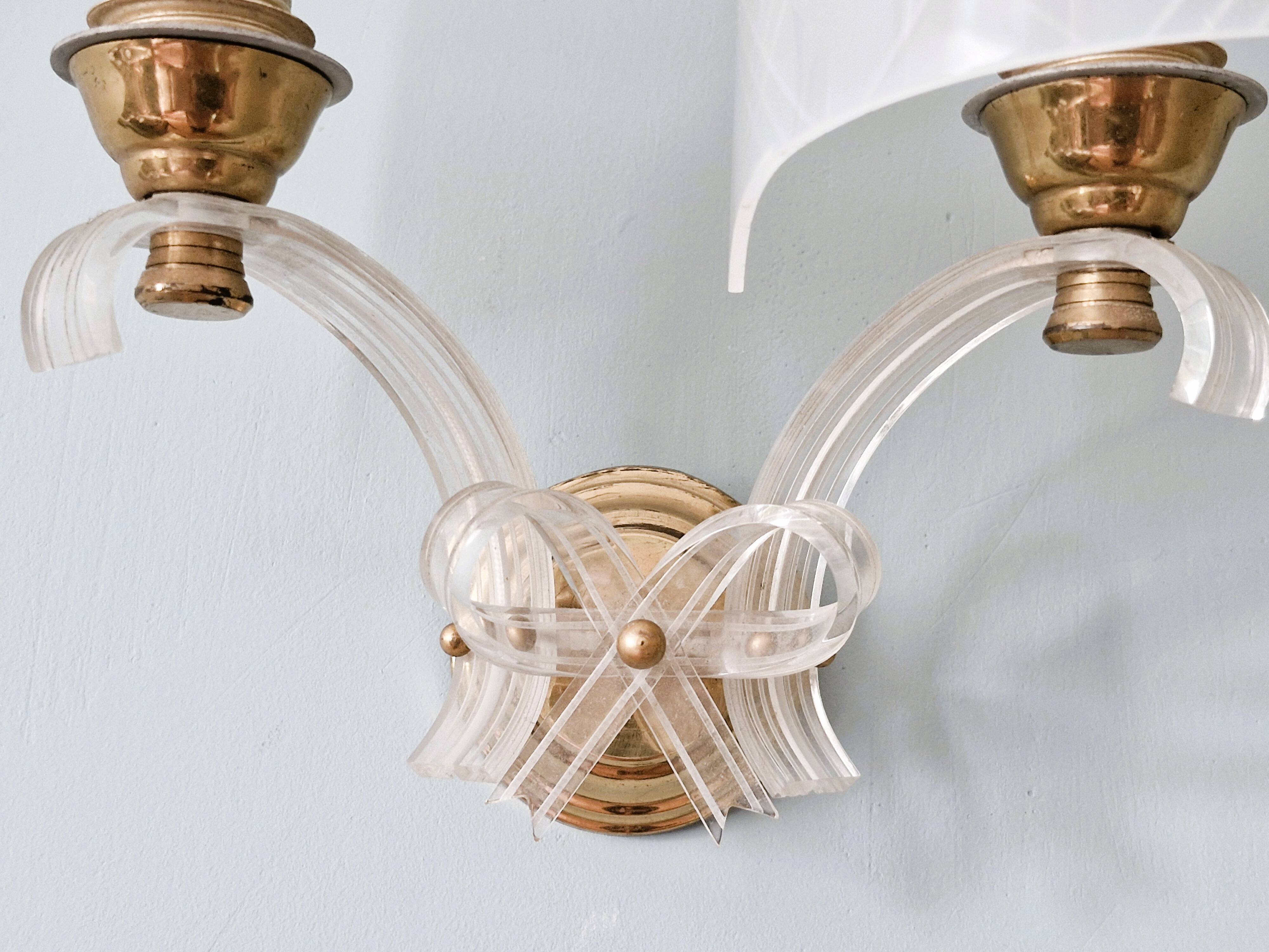 Vintage 50s rockabilly wall lamp