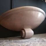 3 Kostka enamelled ceramic wall lights