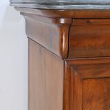 Semainier en ronce d’acajou, époque Restauration – 1ère partie du XIXème s.