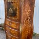 Secretary louis XV curved, varnish Martin, marquetry
