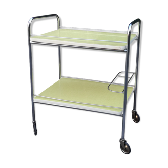 Bar service in yellow formica and white edges