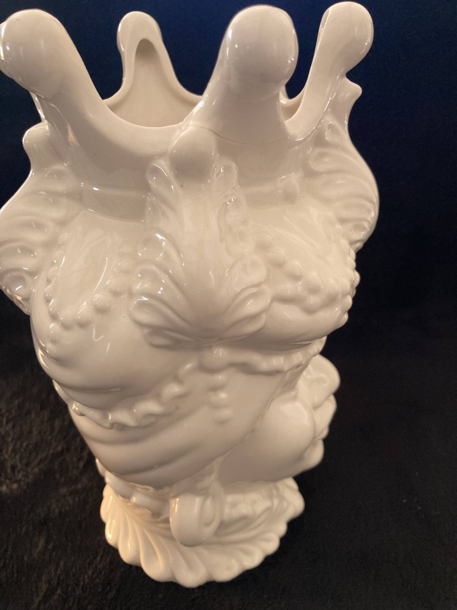 Sicilian Vase "Moorish Woman" in White Ceramic – Kersten
