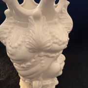 Sicilian Vase "Moorish Woman" in White Ceramic – Kersten