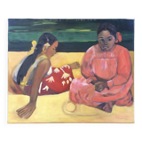 Hexoa painting after Gauguin