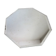 Octagonal bevelled mirror 27 x 27 cm