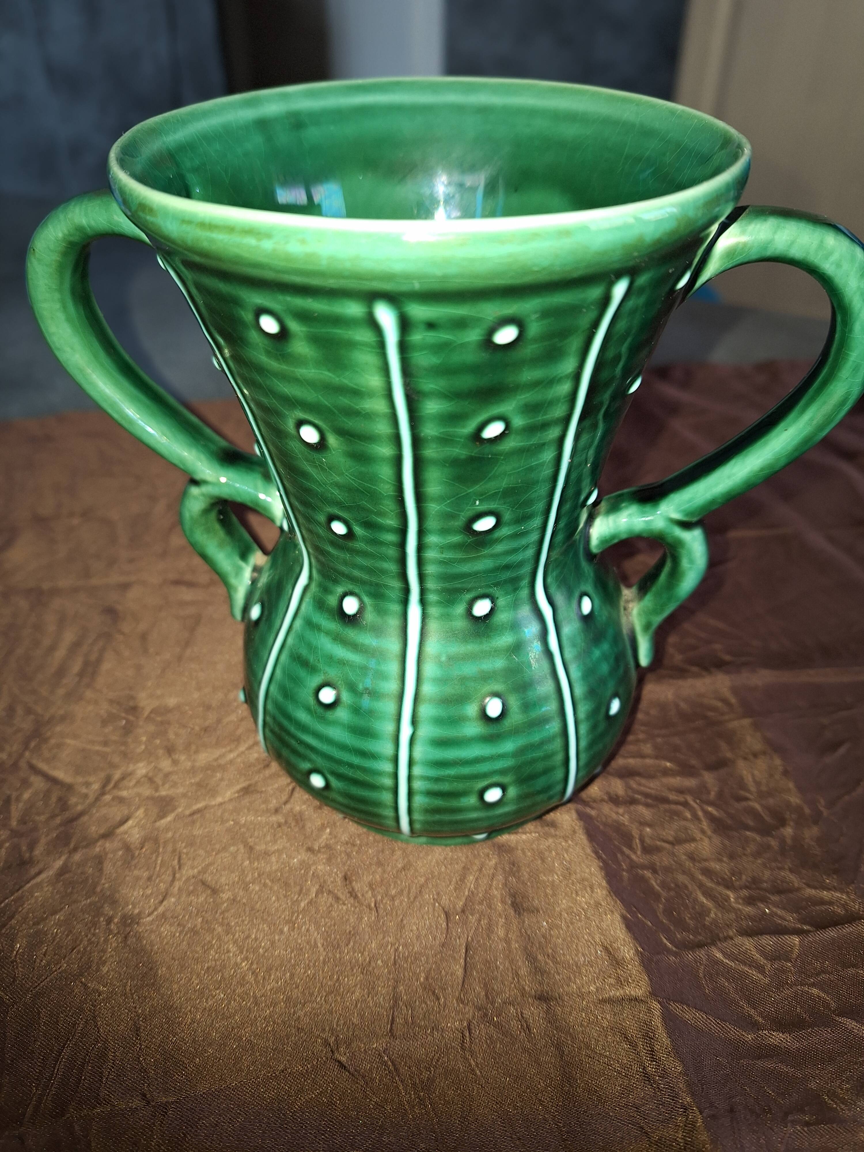 Vase from the Longchamp factory signed