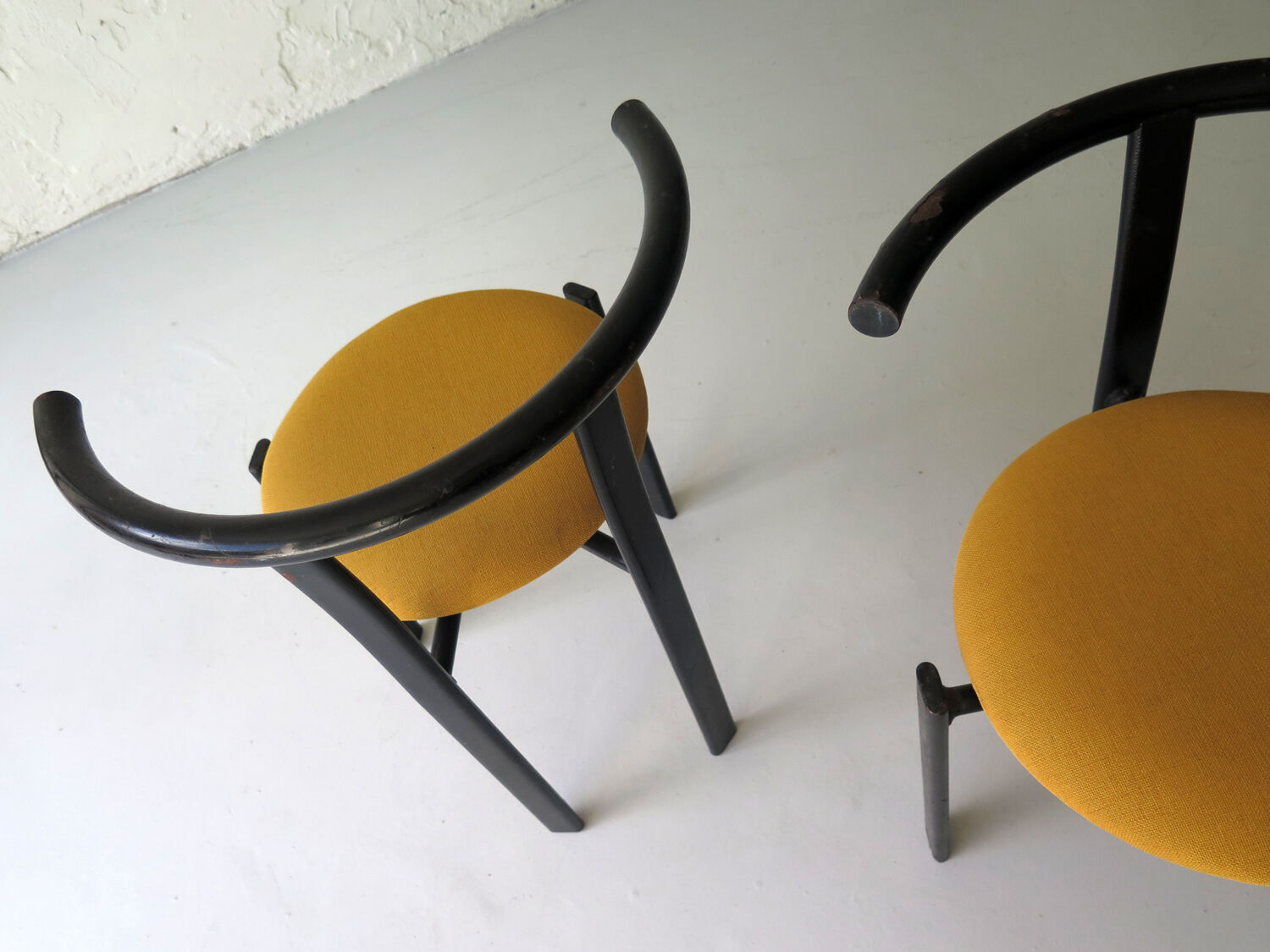 Metal armchairs, 1980s