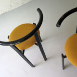 Metal armchairs, 1980s