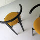 Fauteuils en métal, années 1980